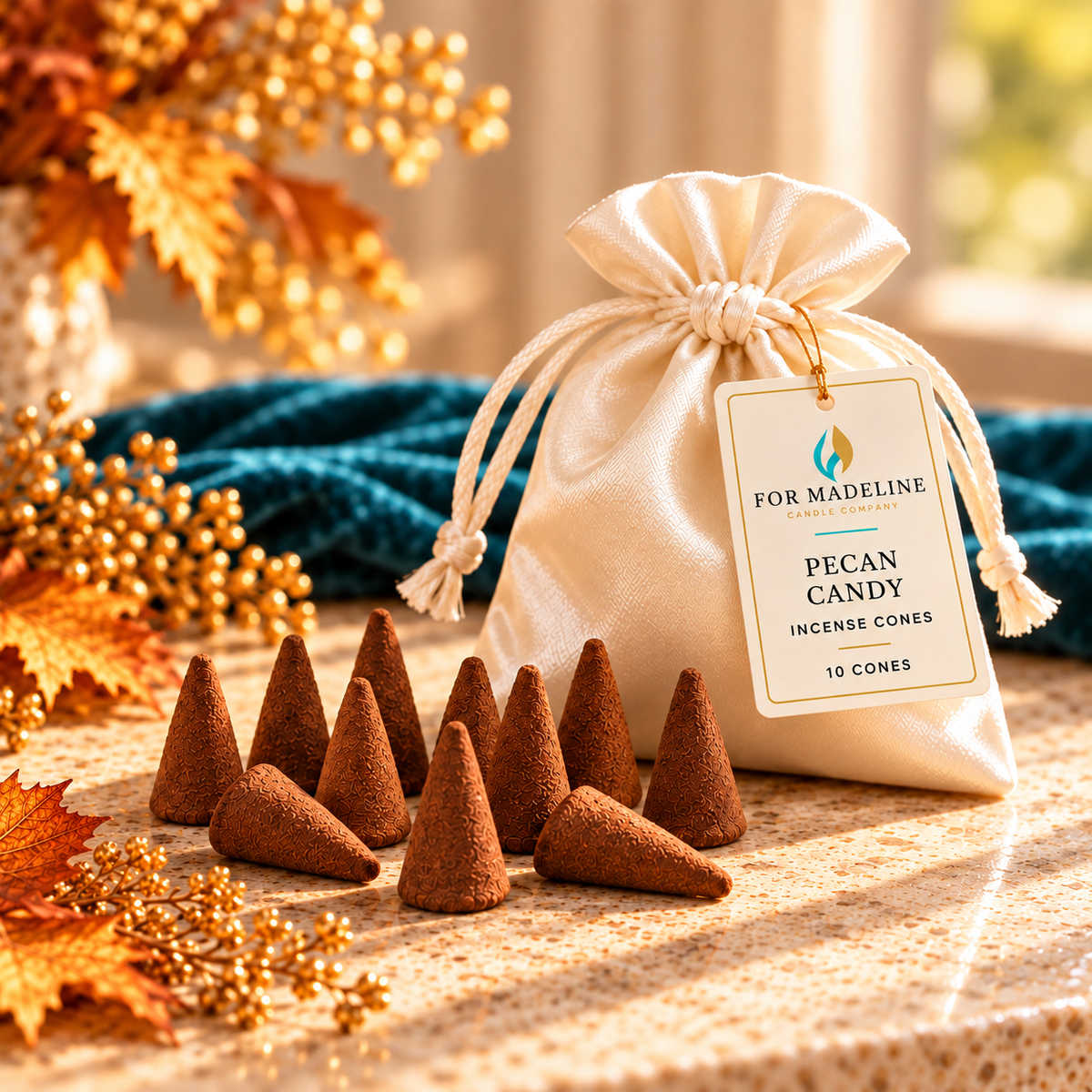 Pecan Candy Incense Cones – 10 Count