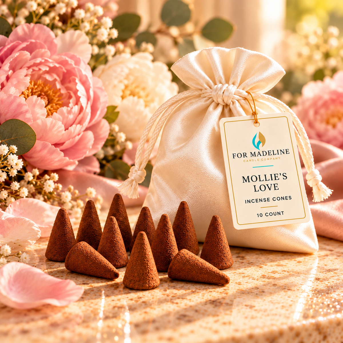 Mollie’s Love Incense Cones – 10 Count
