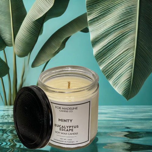 Minty Eucalyptus Escape Scented Candle - 16oz