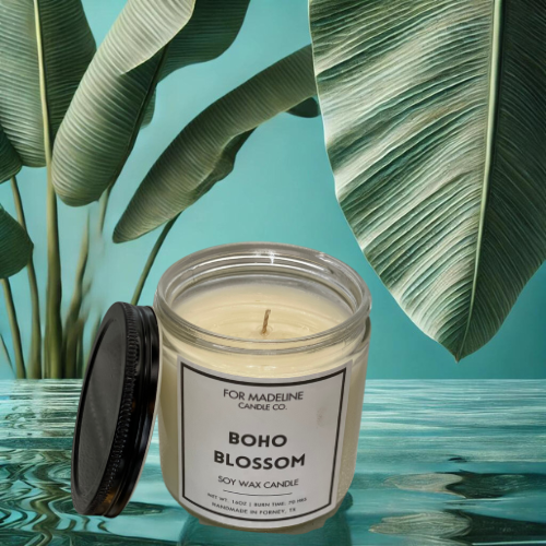 Boho Blossom Scented Candle - 12oz
