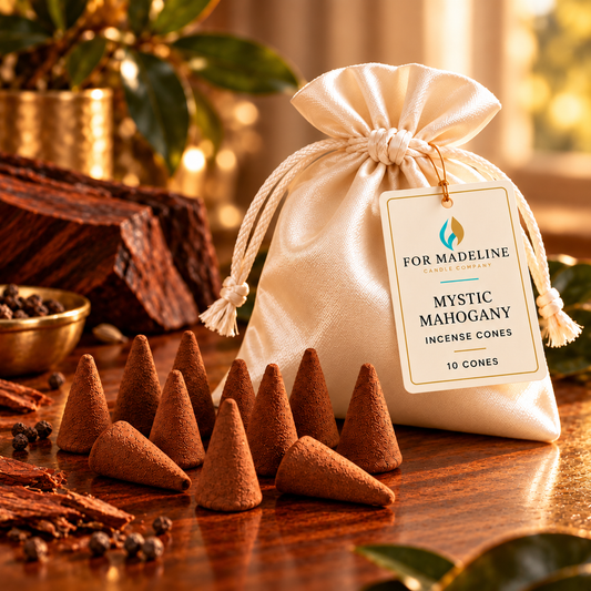 Mystic Mahogany Incense Cones – 10 Count