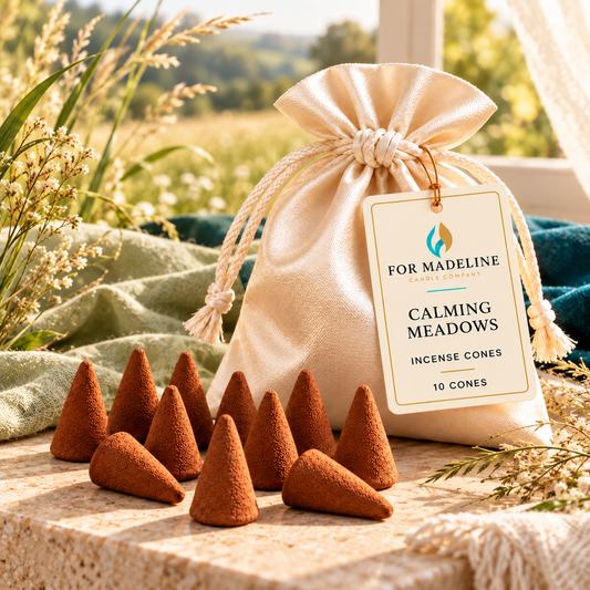 Calming Meadows Incense Cones – 10 Count