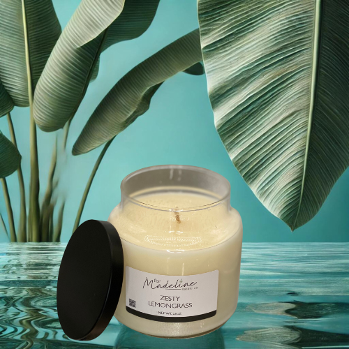 Zesty Lemongrass Scented Candle - 22oz
