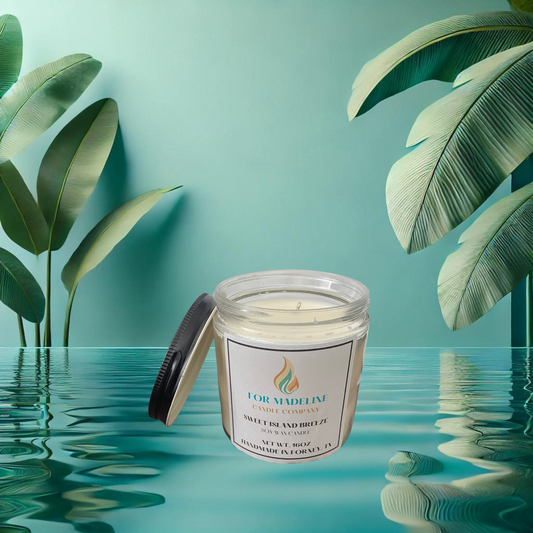 Sweet Island Breeze Scented Candle - 16oz